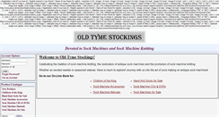 Desktop Screenshot of oldtymestockings.com