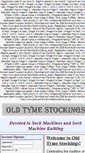 Mobile Screenshot of oldtymestockings.com